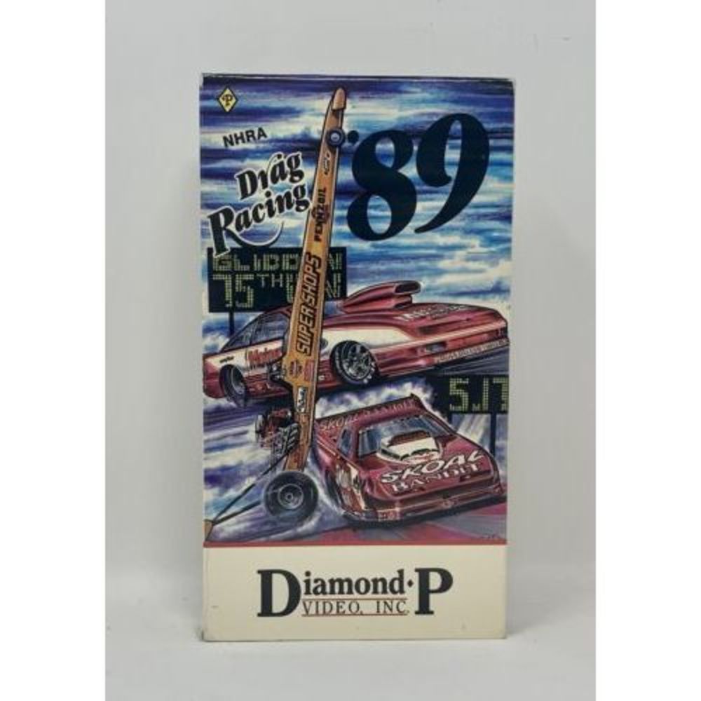 NHRA Drag Racing 1989 VHS‎ tape Diamond P Sports